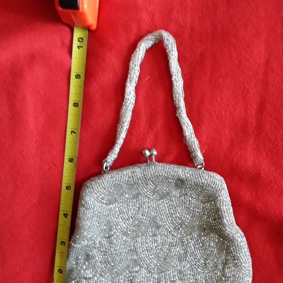 Beautiful 1930s beaded small evening bag. - Picture 6 of 7